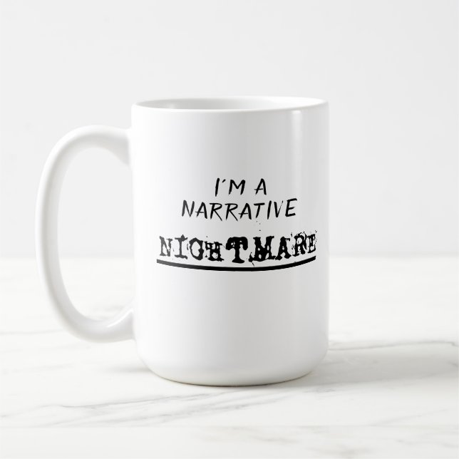 Narrative Nightmare Coffee Mug (Left)