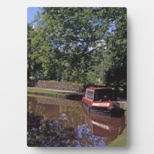 Narrow Boat Peak Forest Canal Marple Plaque