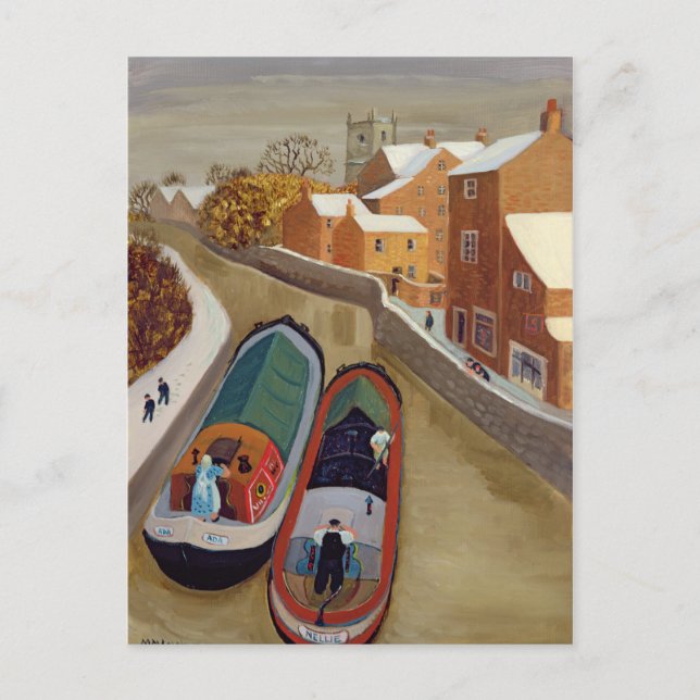 Narrow Boats Postcard (Front)