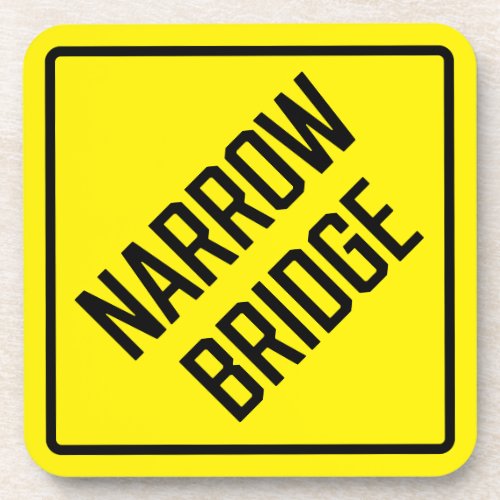 Narrow Bridge Hard Plastic Coaster