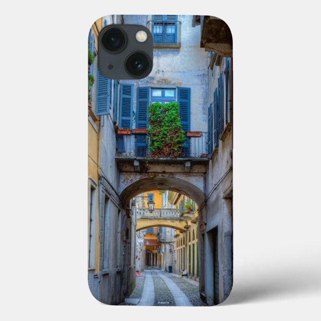 Narrow city street, Italy Case-Mate iPhone Case (Back)