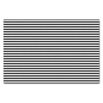 Narrow Deepest Black And White Striped Pattern Tissue Paper by DogwoodAndThistle at Zazzle