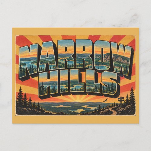 Narrow Hills SK Gem Lakes Boreal Forest Art Postcard