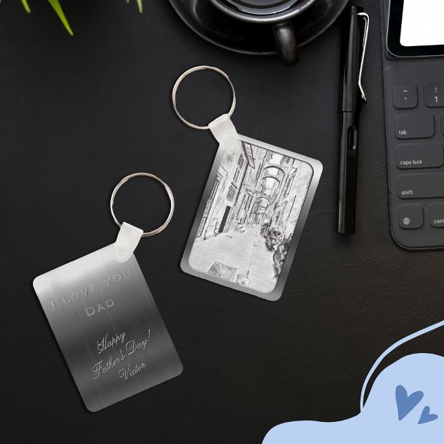 Narrow Italian Street - Father’s Day Keychain (Creator Uploaded)