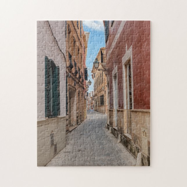 Narrow street in Ciutadella - Menorca, Spain Jigsaw Puzzle (Vertical)
