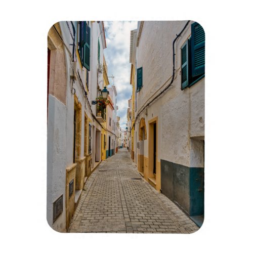 Narrow street in Ciutadella _ Menorca Spain Magnet