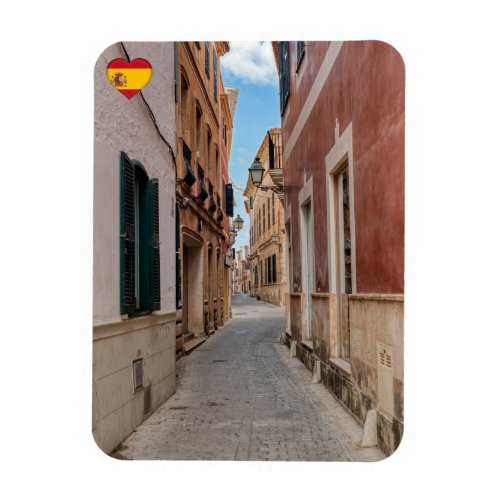 Narrow street in Ciutadella _ Menorca Spain Magnet