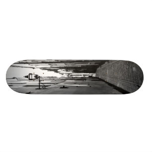Narrow street in Stockholm Skateboard Deck