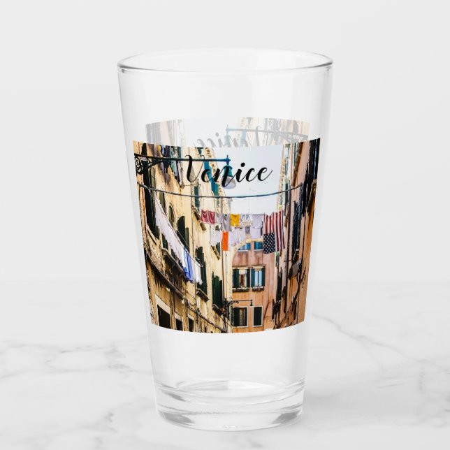 Narrow street in Venice Glass (Front)