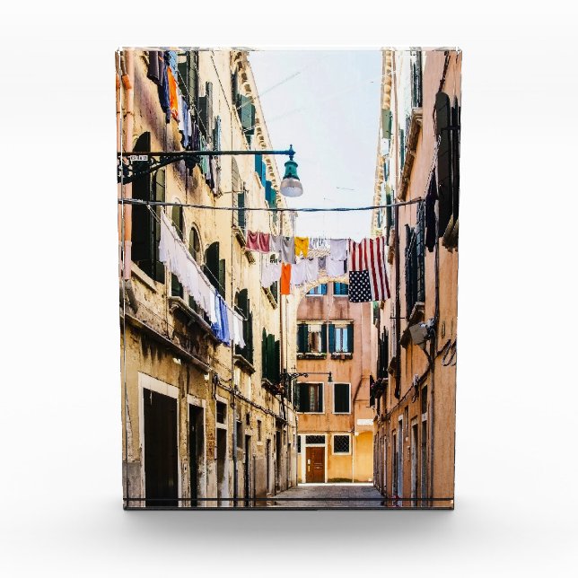 Narrow street in Venice Photo Block (Front)