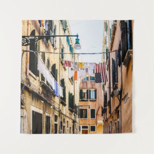 Narrow street in Venice Tapestry