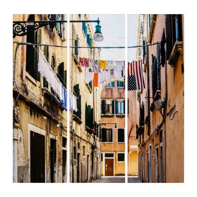 Narrow street in Venice Triptych (Front)