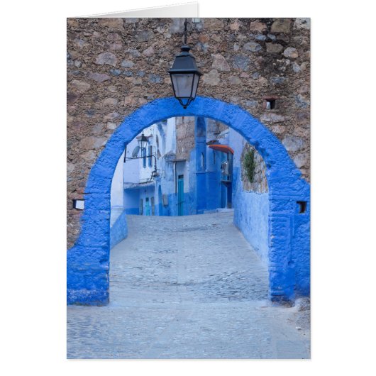 Narrow Street Of Chefchaouen Cards (Front)