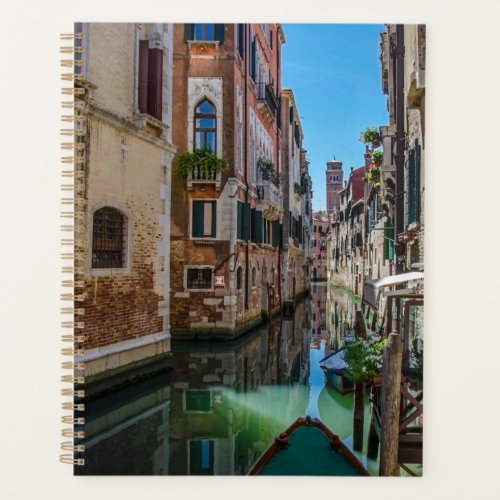 Narrow street with canal in Venice Planner