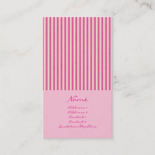 Narrow Stripes No. 0004 Business Card Templates