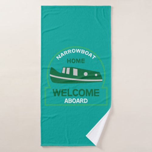 Narrowboat _  Accessories _ Canal Boat Gifts Bath Towel