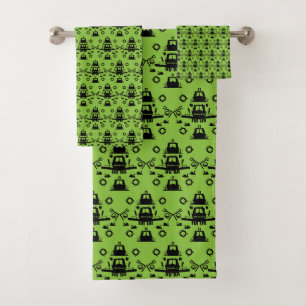Narrowboat - Accessories - Canal Boat Gifts Doorm Bath Towel Set