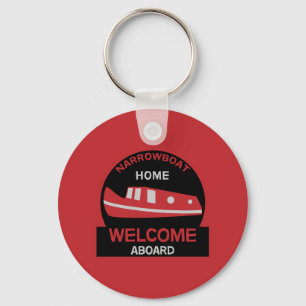 Narrowboat - Accessories - Canal Boat Gifts Keychain