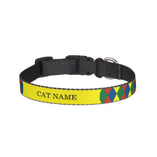Narrowboat Barge Patterned Canal Cat Pet Collar