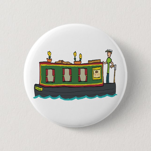 Narrowboat Button (Front)