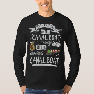 Narrowboat & Canal Boat For Barge Boat Owners T-Shirt