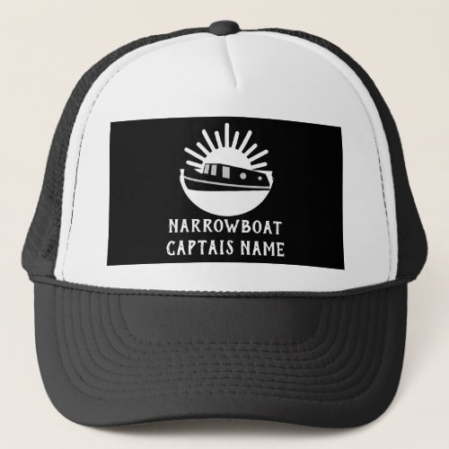 Narrowboat Canal Boat Living Doormat Travel Mug Tr Trucker Hat
