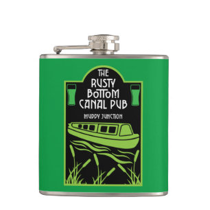 Narrowboat Canal Pubs  Flask