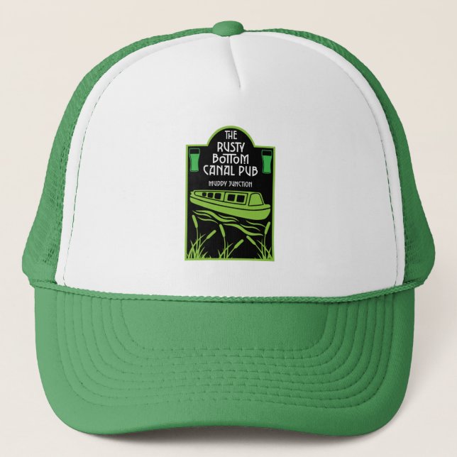 Narrowboat Canal Pubs  Trucker Hat (Front)