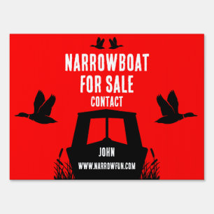 Narrowboat Canalboat For Sale Sign