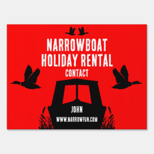 Narrowboat Canalboat For Sale Sign
