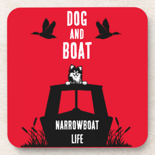 Narrowboat Canalboat Living Beverage Coaster