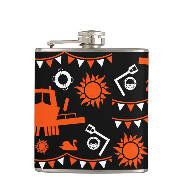 Narrowboat Decor And Gifts Flask (Front)