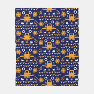 Narrowboat Decor And Gifts Fleece Blanket