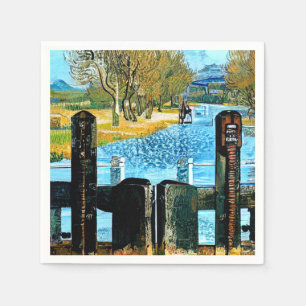 NARROWBOAT LOCK NAPKINS
