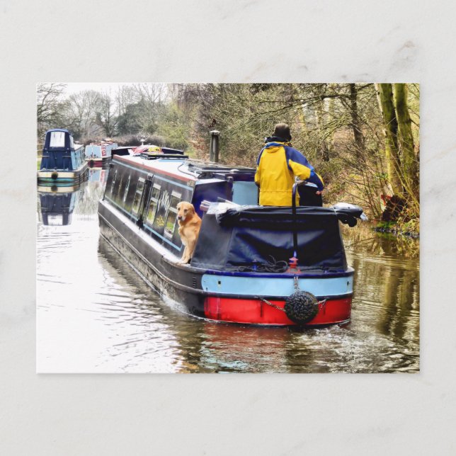 NARROWBOAT POSTCARD (Front)