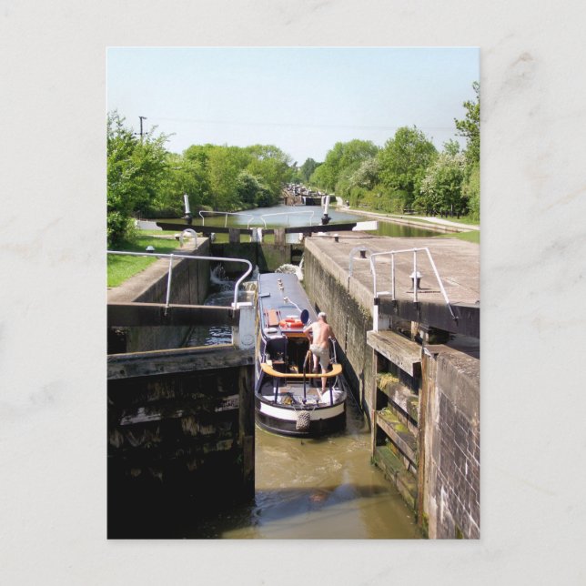 NARROWBOAT POSTCARD (Front)