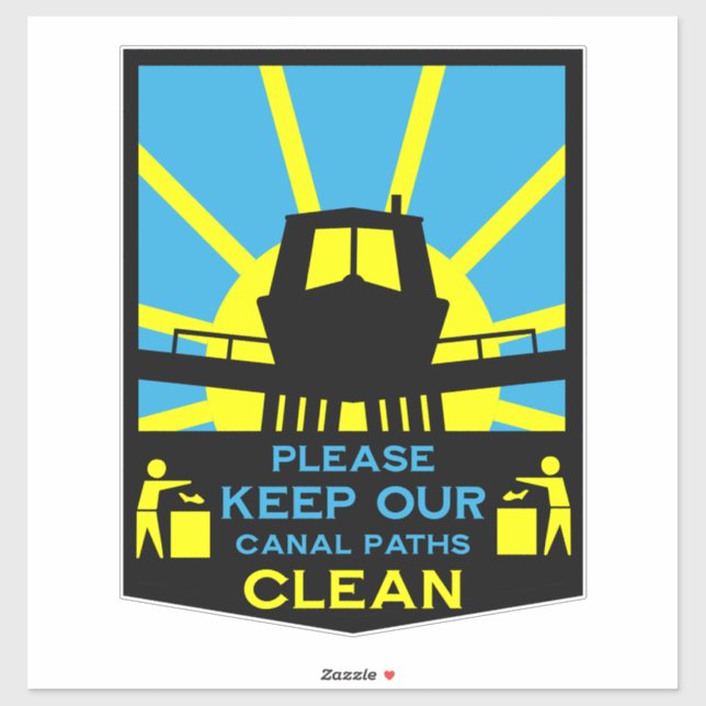 Narrowboat Stickers And Signs (Sheet)