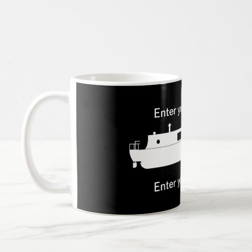 Narrowboat White Coffee Mug