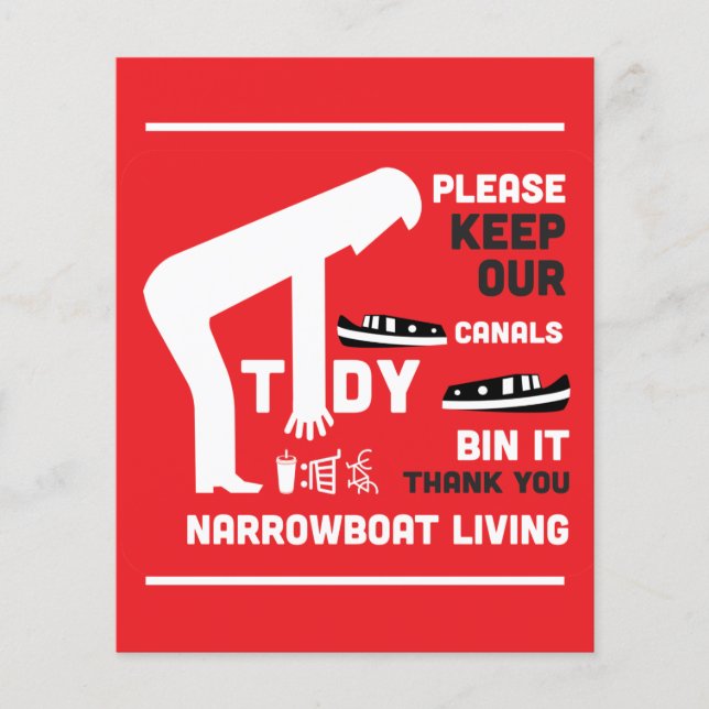 Narrowboats And Canalboat Gifts Flyer (Front)