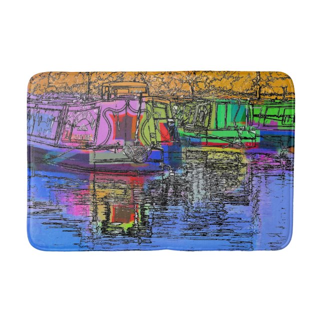 NARROWBOATS BATHROOM MAT (Front)