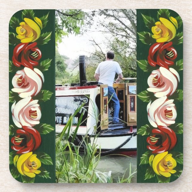 NARROWBOATS BEVERAGE COASTER (Front)