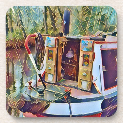 NARROWBOATS  BEVERAGE COASTER