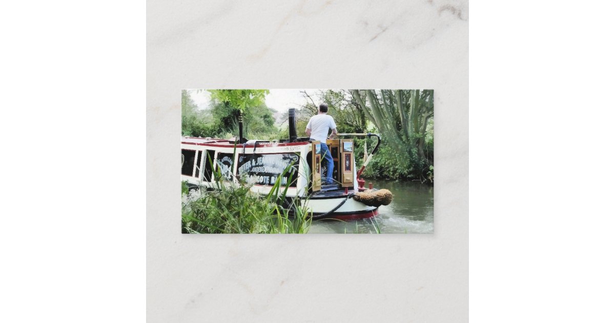 NARROWBOATS BUSINESS CARD Zazzle