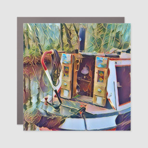 NARROWBOATS CAR MAGNET