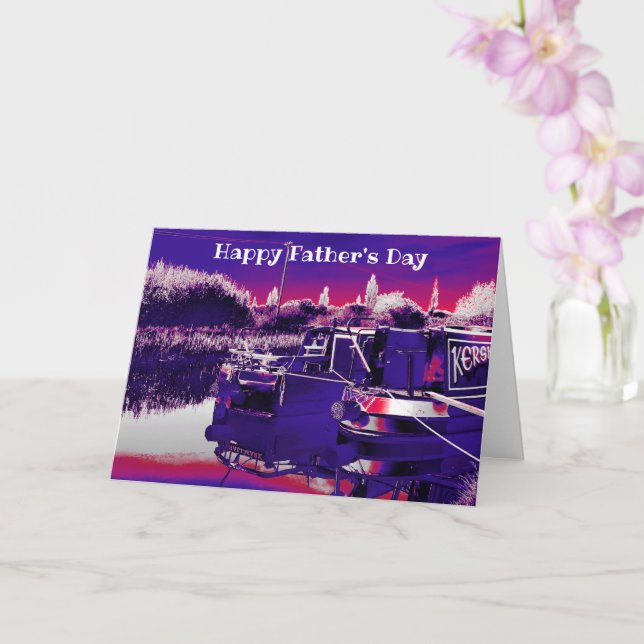 NARROWBOATS    CARD (Orchid)