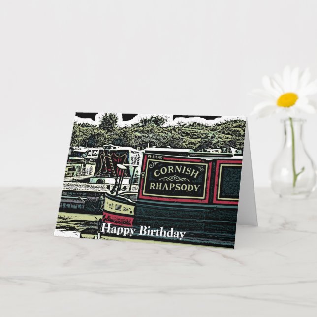 NARROWBOATS   CARD (Small Plant)