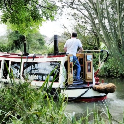 NARROWBOATS CERAMIC KNOB