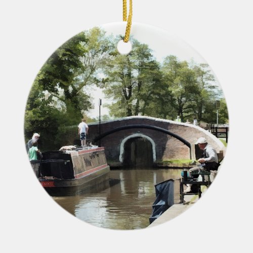 NARROWBOATS CERAMIC ORNAMENT