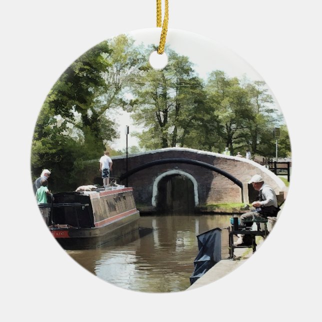 NARROWBOATS CERAMIC ORNAMENT (Front)