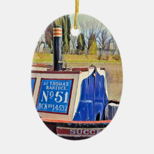 NARROWBOATS CERAMIC ORNAMENT